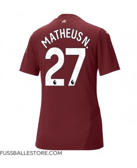 Günstige Manchester City Matheus Nunes #27 3rd trikot Damen 2024-25 Kurzarm